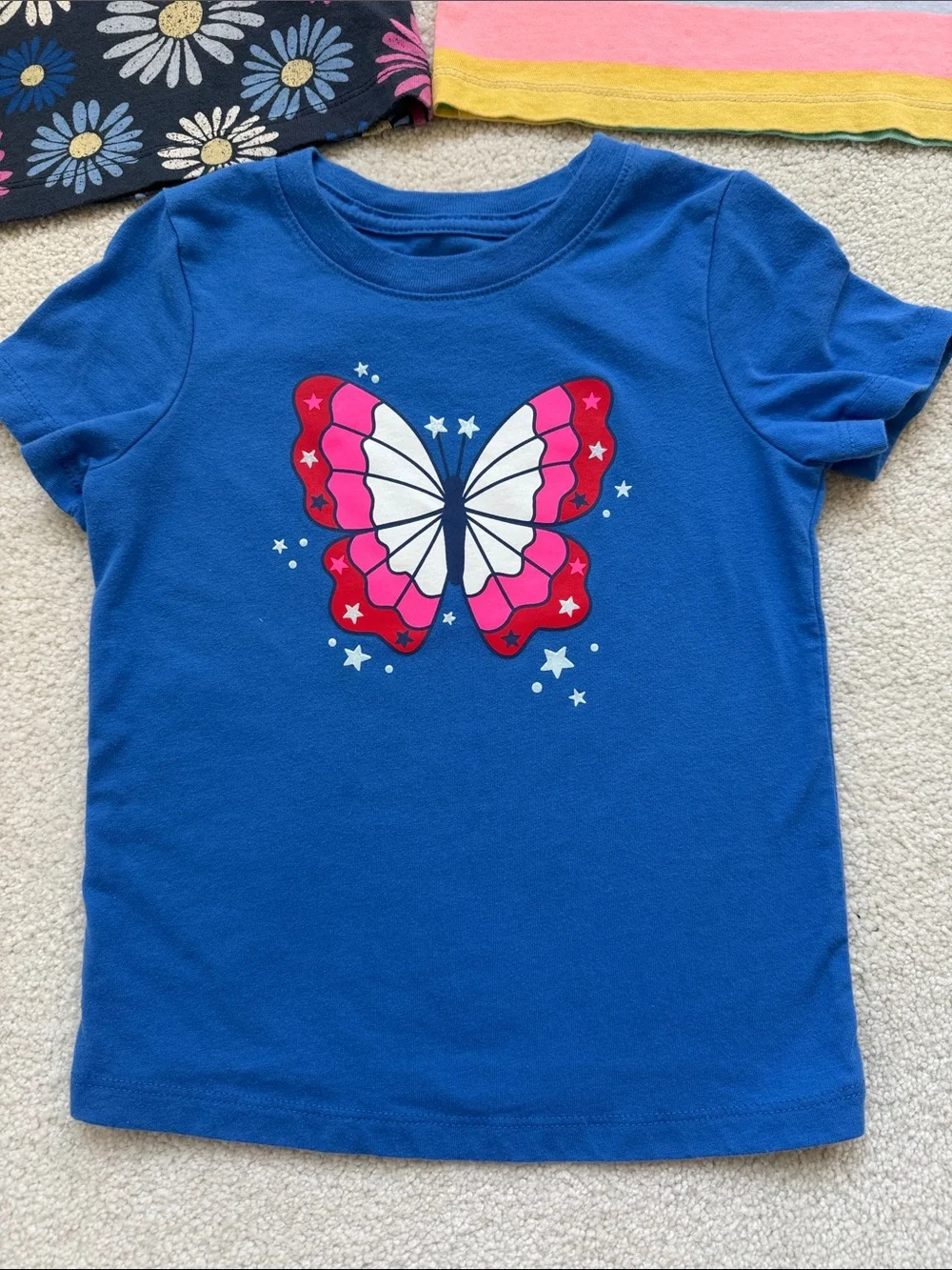 Old Navy/Cat & Jack 3-bundle of Girls’ Short Sleeve Tees